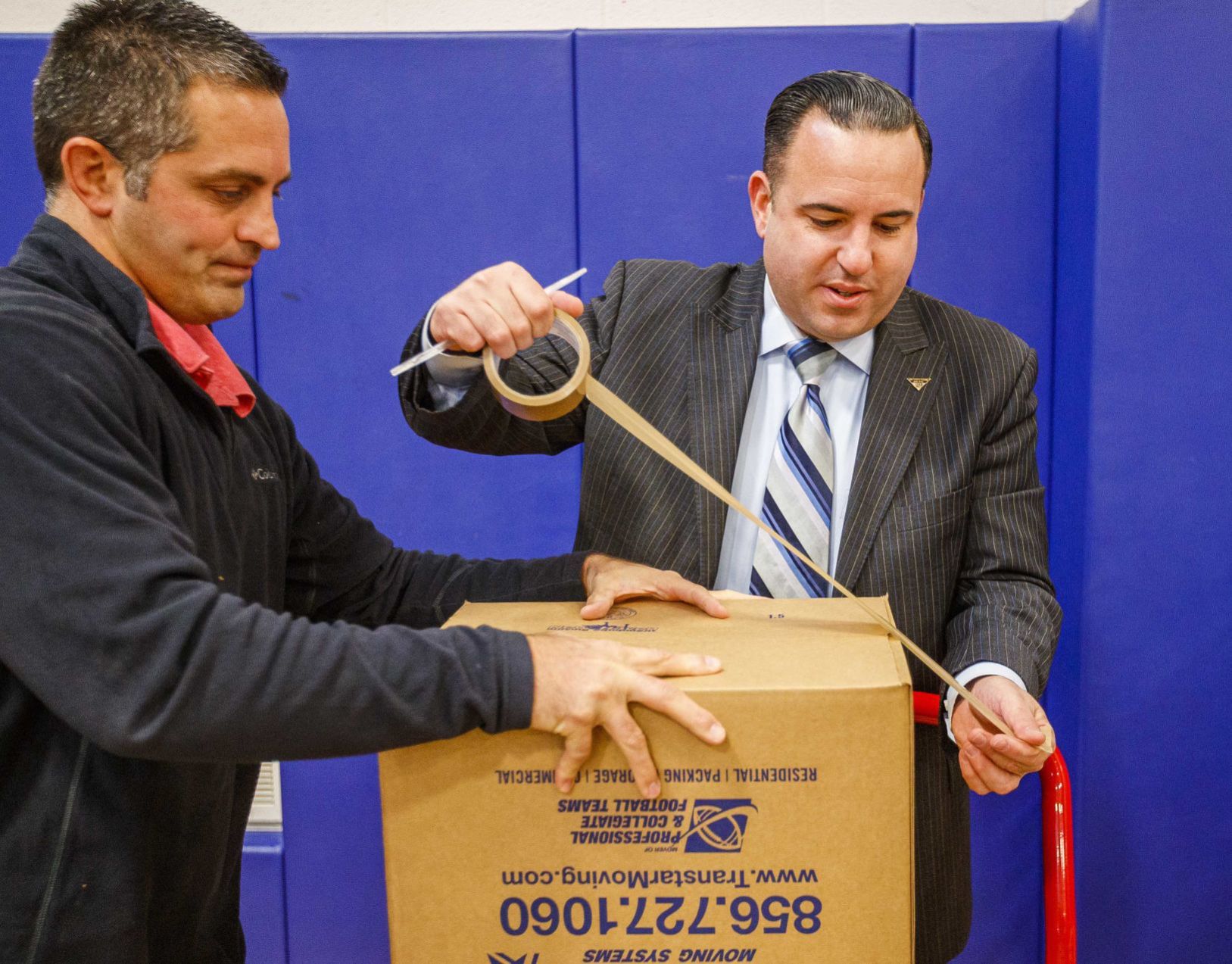 Pennsylvania Avenue School held a Thanksgiving Turkey Basket donation event for school families